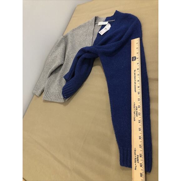 Primark Caress Women Two Toned Slouchy Sweater Cardigan XS Long Sleeve 3 Button - Picture 9 of 13